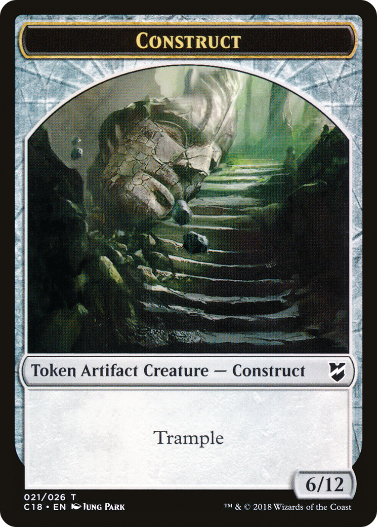 Construct (TC18-021) [Tokens] Commander 2018 Tokens MTG Single Wizards of the Coast