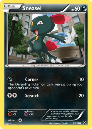 Sneasel (/99) Reverse Holofoil [BW: Next Destinies] Pokemon Single Pokémon