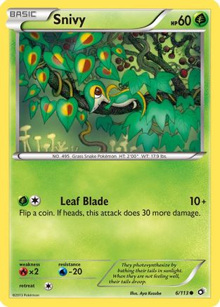 Snivy (6/113) Reverse Holofoil [BW: Legendary Treasures] Pokemon Single Pokémon