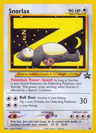 Snorlax (49/53) [Promos: WoTC Promo] Pokemon Single Pokémon