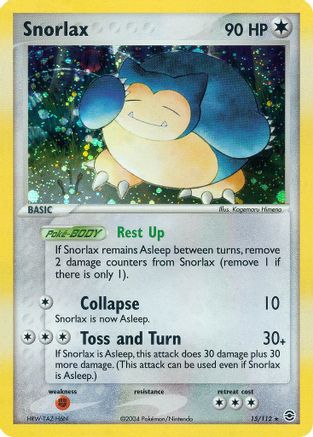 Snorlax (/112) Reverse Holofoil [EX: FireRed & LeafGreen] Pokemon Single Pokémon