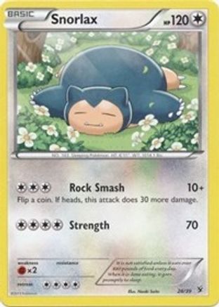 Snorlax 26/39 [XY: Kalos Starter Set] Pokemon Single Pokémon