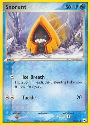 Snorunt (/101) Reverse Holofoil [EX: Hidden Legends] Pokemon Single Pokémon