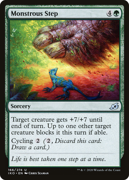 Monstrous Step (IKO-166) [Ikoria: Lair of Behemoths] MTG Single Wizards of the Coast