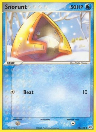 Snorunt (/106) Reverse Holofoil [EX: Emerald] Pokemon Single Pokémon