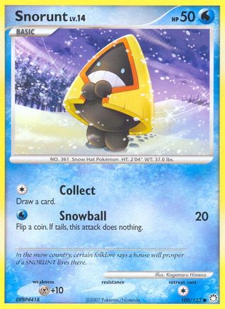 Snorunt (/123) Reverse Holofoil [DP: Mysterious Treasures] Pokemon Single Pokémon
