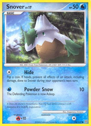 Snover (/100) Reverse Holofoil [DP: Stormfront] Pokemon Single Pokémon