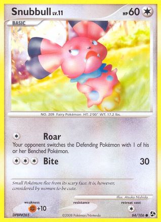 Snubbull (/106) [DP: Great Encounters] Pokemon Single Pokémon
