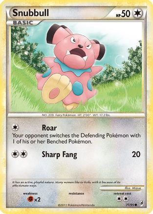 Snubbull (/95) [HGSS: Call of Legends] Pokemon Single Pokémon