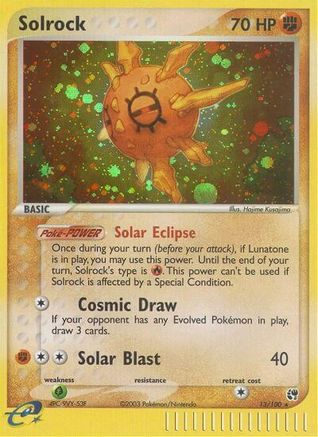 Solrock (/100) Reverse Holofoil [EX: Sandstorm] Pokemon Single Pokémon