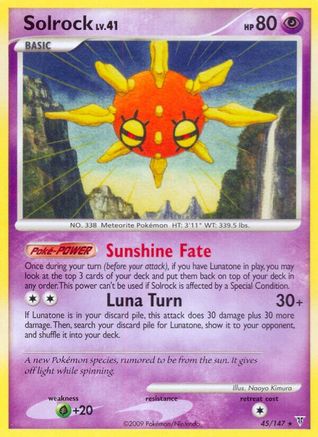 Solrock (/147) Reverse Holofoil [Platinum: Supreme Victors] Pokemon Single Pokémon