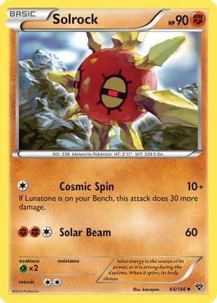 Solrock (/146) Reverse Holofoil [XY: Base Set] Pokemon Single Pokémon