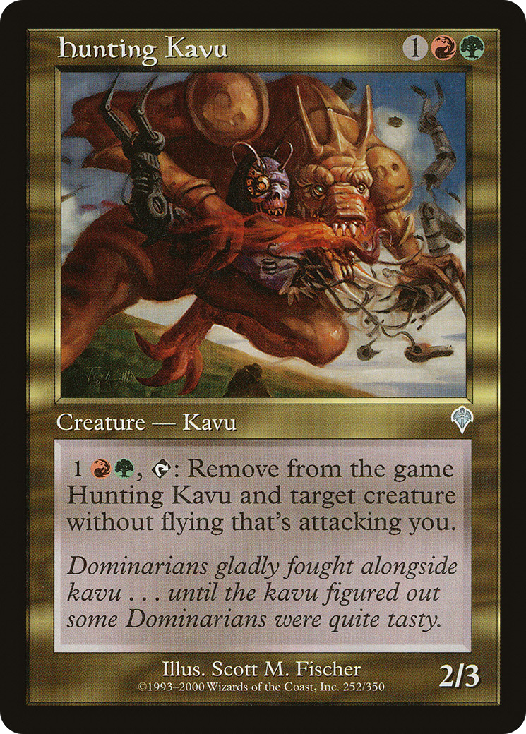 Hunting Kavu (INV-252) [Invasion] MTG Single Wizards of the Coast
