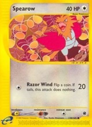 Spearow (/165) Reverse Holofoil [Vintage: Expedition] Pokemon Single Pokémon