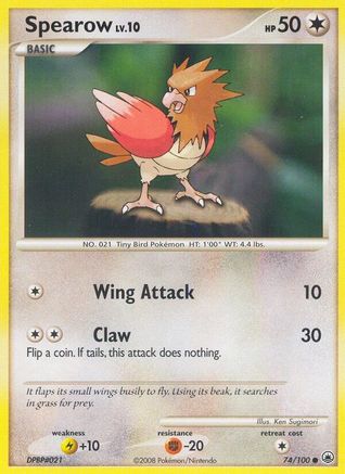 Spearow (/100) [DP: Majestic Dawn] Pokemon Single Pokémon