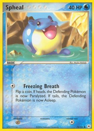 Spheal (74/101) Reverse Holofoil [Hidden Legends] Pokemon Single Pokémon