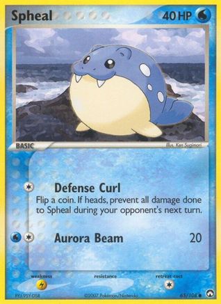 Spheal (65/108) Reverse Holofoil [EX: Power Keepers] Pokemon Single Pokémon