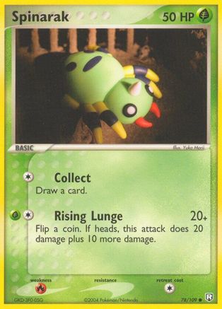 Spinarak (78/109) Reverse Holofoil [EX: Team Rocket Returns] Pokemon Single Pokémon