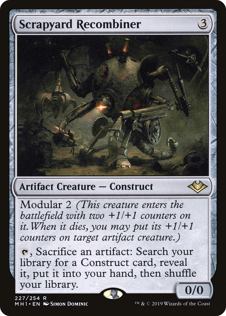 Scrapyard Recombiner (MH1-227) [Modern Horizons] Foil MTG Single Wizards of the Coast