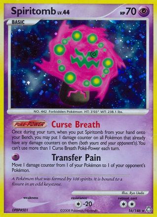 Spiritomb (/146) Reverse Holofoil [DP: Legends Awakened] Pokemon Single Pokémon