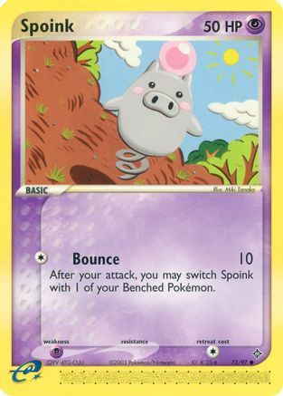 Spoink - 73/97 (73/97) [EX: Dragon] Pokemon Single Pokémon