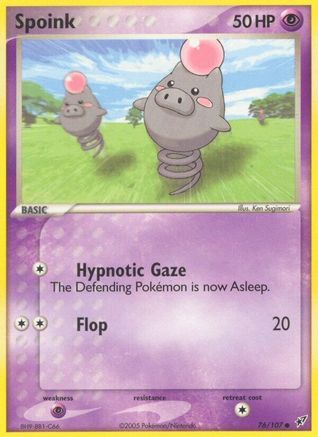 Spoink (76/107) [EX: Deoxys] Pokemon Single Pokémon