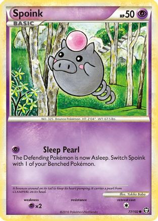 Spoink (/102) [HGSS: Triumphant] Pokemon Single Pokémon