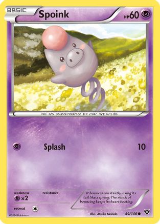 Spoink (49/146) Reverse Holofoil [XY: Base Set] Pokemon Single Pokémon