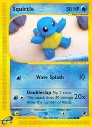 Squirtle (131) (/165) Reverse Holofoil [Vintage: Expedition] Pokemon Single Pokémon