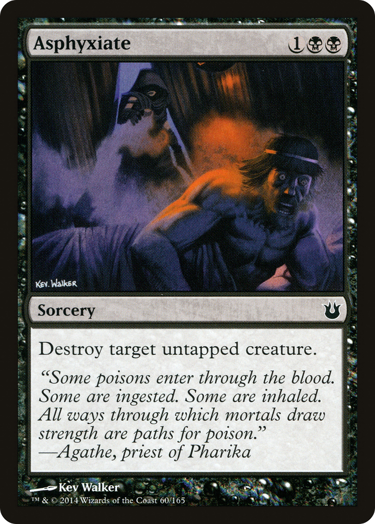 Asphyxiate (BNG-060) [Born of the Gods] Foil MTG Single Wizards of the Coast