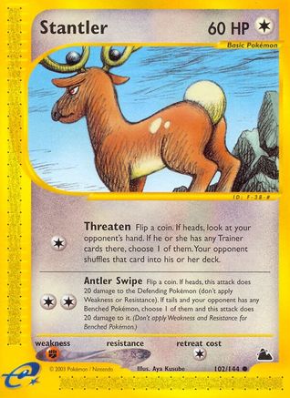 Stantler (/144) Reverse Holofoil [Vintage: Skyridge] Pokemon Single Pokémon