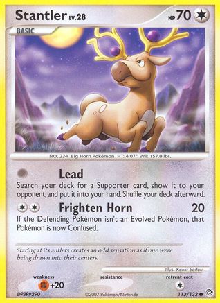 Stantler (/132) Reverse Holofoil [DP: Secret Wonders] Pokemon Single Pokémon
