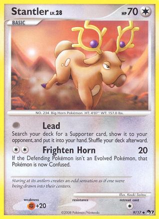 Stantler 009/017 [Promos: POP Series 7] Pokemon Single Pokémon