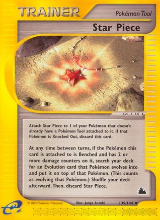 Star Piece 139/144 [Vintage: Skyridge] Pokemon Single Pokémon