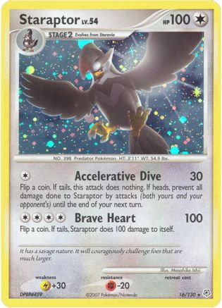 Staraptor (/130) Reverse Holofoil [DP: Base Set] Pokemon Single Pokémon