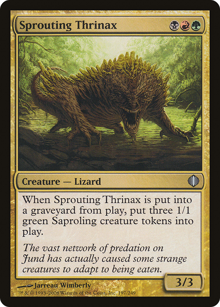 Sprouting Thrinax (ALA-197) [Shards of Alara] Foil MTG Single Wizards of the Coast