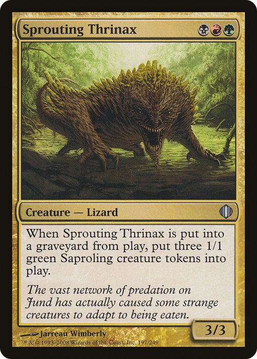 Sprouting Thrinax (ALA-197) [Shards of Alara] Foil MTG Single Wizards of the Coast