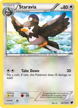 Staravia (/116) [BW: Plasma Freeze] Pokemon Single Pokémon