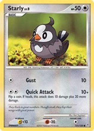 Starly (/130) Reverse Holofoil [DP: Base Set] Pokemon Single Pokémon