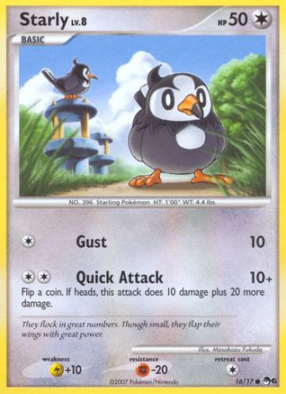 Starly 016/017 [Promos: POP Series 6] Pokemon Single Pokémon