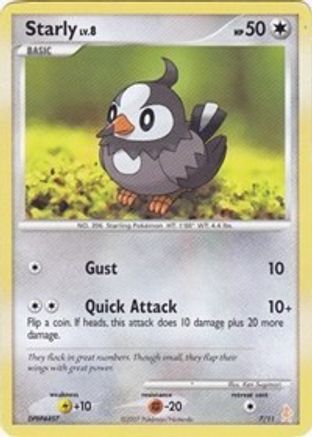 Starly () [DP: Trainer Kit Manaphy & Lucario] Pokemon Single Pokémon