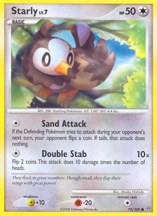 Starly (/100) Reverse Holofoil [DP: Stormfront] Pokemon Single Pokémon