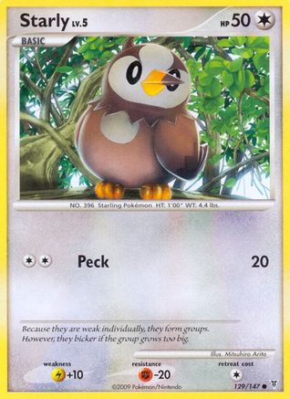 Starly (/147) Reverse Holofoil [Platinum: Supreme Victors] Pokemon Single Pokémon