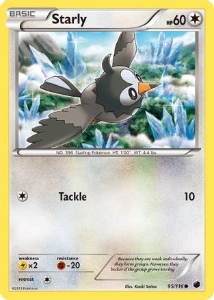 Starly (/116) [BW: Plasma Freeze] Pokemon Single Pokémon