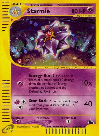 Starmie (H28) (/144) Holofoil [Vintage: Skyridge] Pokemon Single Pokémon