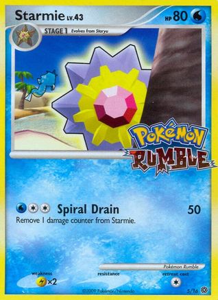 Starmie (/16) [Misc: Rumble] Pokemon Single Pokémon