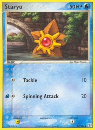 Staryu - 084/113 (84/113) [EX: Delta Species] Pokemon Single Pokémon