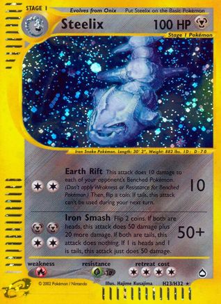 Steelix (H23) (/147) Holofoil [Vintage: Aquapolis] Pokemon Single Pokémon