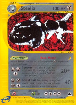 Steelix (31) (/144) Reverse Holofoil [Vintage: Skyridge] Pokemon Single Pokémon
