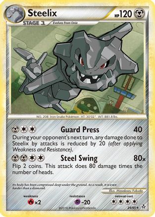 Steelix 24/95 [HGSS: Unleashed] Pokemon Single Pokémon